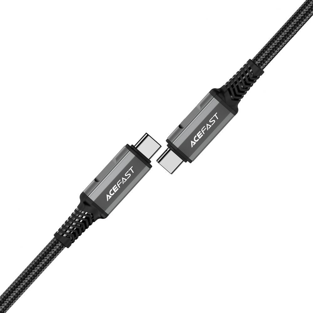 Cable Acefast Acefast C1-09 USB-C / USB-C USB4 PD3.1 cable 5A 1m - gray-black