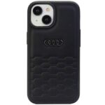 Aizmugurējais vāciņš Audi  Audi GT Synthetic Leather case for iPhone 15 Plus - black