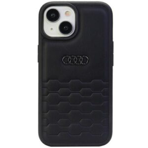 Aizmugurējais vāciņš Audi  Audi GT Synthetic Leather case for iPhone 15 Plus - black