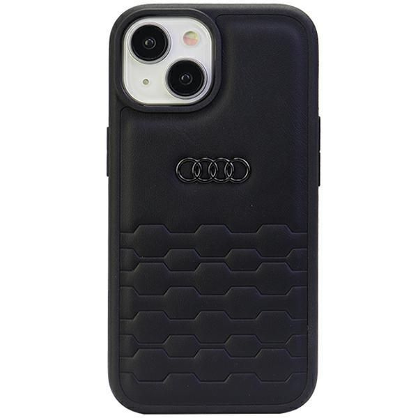 Back panel cover Audi Audi GT Synthetic Leather case for iPhone 15 Plus - black