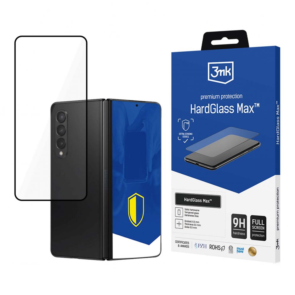 Protective glass 3MK Samsung Galaxy Z Fold 5 (Front) - 3mk HardGlass Max