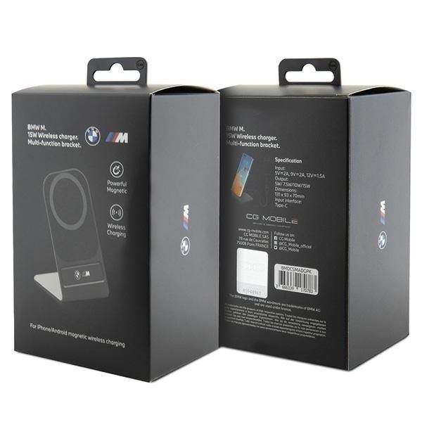 Muu telefoni lisavarustus BMW BMW nice. induction BMDCSMADGPK 15W black/black M Edition MagSafe
