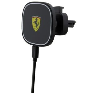 Cits mobilo telefonu aksesuārs Ferrari  Ferrari nice. induction FECHMGLK 15W for grid black/black 2023 Collection MagSafe