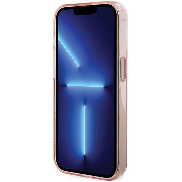 Aizmugurējais vāciņš Karl Lagerfeld Karl Lagerfeld KLHMP15XHMRSCHP iPhone 15 Pro Max 6.7" pink/pink hardcase Ring Stand Choupette Head MagSafe