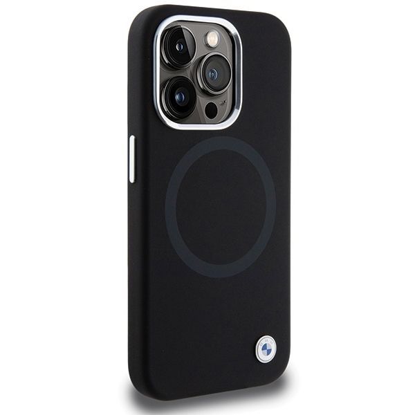Tagakaaned BMW BMW Signature Liquid Silicone MagSafe case for iPhone 15 Pro - black