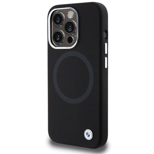 Tagakaaned BMW BMW Signature Liquid Silicone MagSafe case for iPhone 15 Pro - black