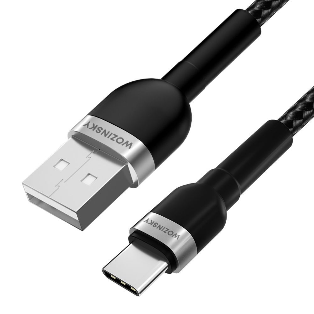Cable Wozinsky Wozinsky WNBAC1 USB-A / USB-C 2.4A cable 1 m - black