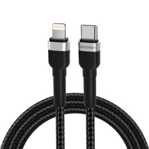 Cable Wozinsky  Wozinsky WNBCL2 Lightning / USB-C PD 30W cable 2 m - black 