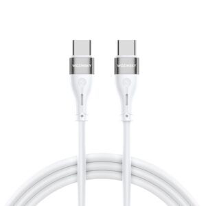Cable Wozinsky  Wozinsky WSTCC2 USB-C / USB-C PD 65W cable 2 m - white 
