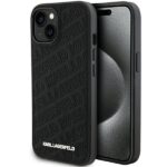 Tagakaaned Karl Lagerfeld Apple Karl Lagerfeld Quilted K Pattern case for iPhone 15 - black 