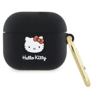 Muu telefoni lisavarustus Hello Kitty  Hello Kitty Silicone 3D Kitty Head case for AirPods 3 - black 