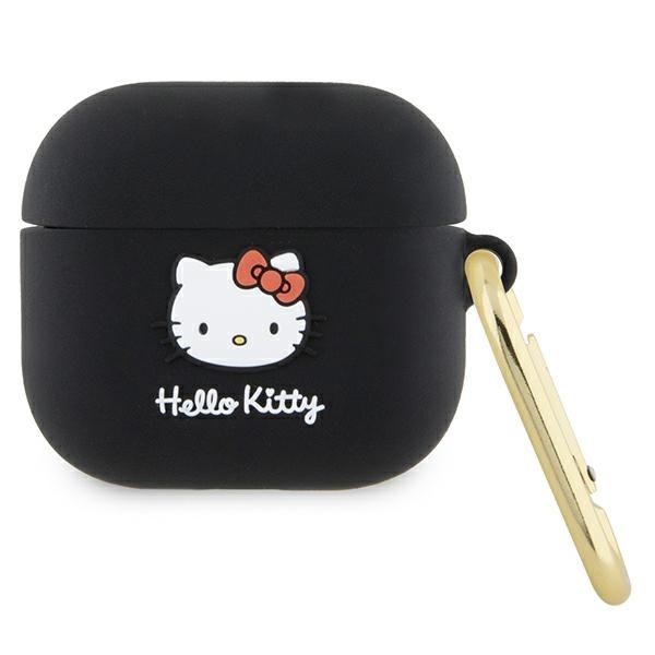 Muu telefoni lisavarustus Hello Kitty Hello Kitty Silicone 3D Kitty Head case for AirPods 3 - black
