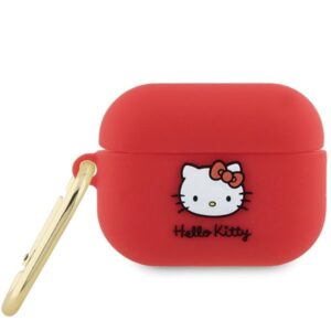 Muu telefoni lisavarustus Hello Kitty  Hello Kitty Silicone 3D Kitty Head case for AirPods Pro 2 (2022/2023) - fuchsia 