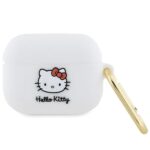 Kitas telefono priedas Hello Kitty  Hello Kitty Silicone 3D Kitty Head case for AirPods Pro - white 