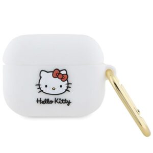 Muu telefoni lisavarustus Hello Kitty  Hello Kitty Silicone 3D Kitty Head case for AirPods Pro - white 