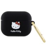 Other Phone Accessory Hello Kitty  Hello Kitty Silicone 3D Kitty Head case for AirPods Pro - black 