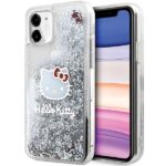 Чехол на заднюю панель Hello Kitty  Hello Kitty Liquid Glitter Charms Kitty Head Case for iPhone 11 / Xr - Silver 