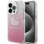 Back panel cover Hello Kitty  Hello Kitty IML Gradient Electrop Kitty Head case for iPhone 13 Pro Max - pink 