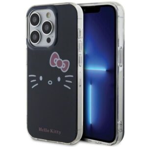 Tagakaaned Hello Kitty  Hello Kitty IML Kitty Face case for iPhone 14 Pro - black 