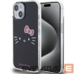 Чехол на заднюю панель Hello Kitty  Hello Kitty IML Kitty Face case for iPhone 15 - black 