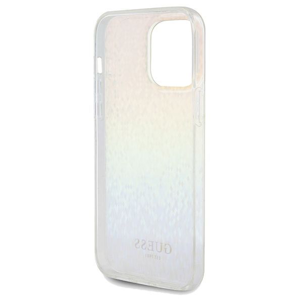 Back panel cover Guess Guess IML Faceted Mirror Disco Iridescent case for iPhone 13 Pro Max - multicolored