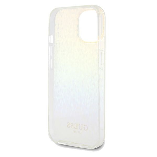 Back panel cover Guess Guess IML Faceted Mirror Disco Iridescent case for iPhone 14 / 15 / 13 - multicolor
