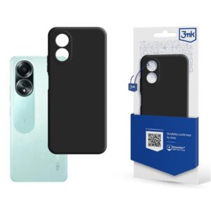 Back panel cover 3MK  3mk Matt Case for Oppo A58 4G - black 