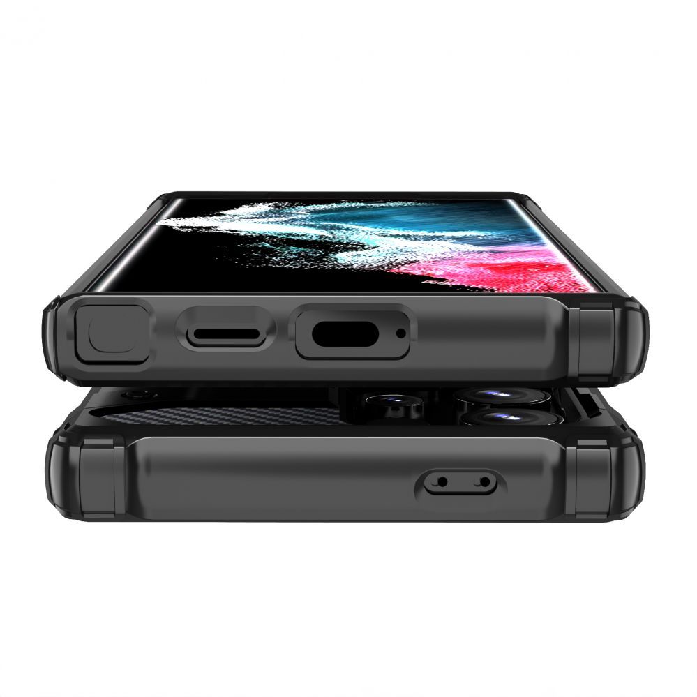 Tagakaaned Hurtel - Hybrid Armor case for Samsung Galaxy S24 Ultra armored - black