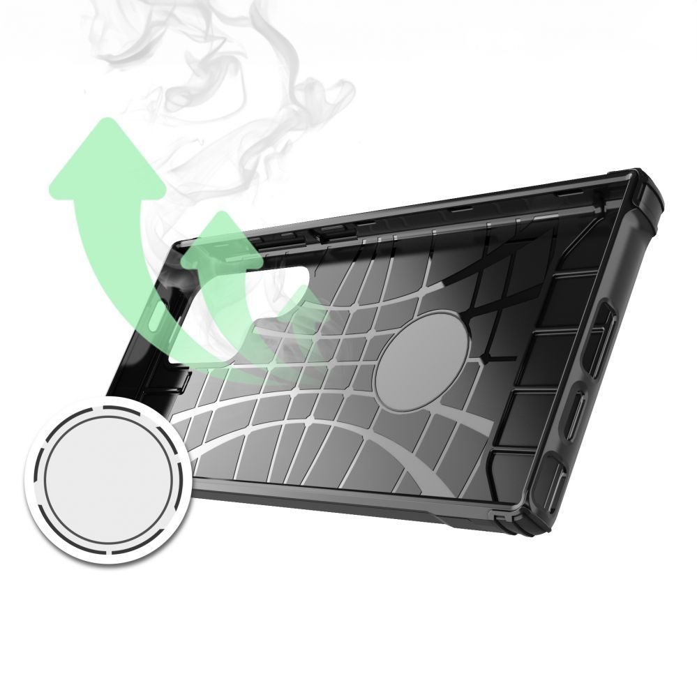 Tagakaaned Hurtel - Hybrid Armor case for Samsung Galaxy S24 Ultra armored - black