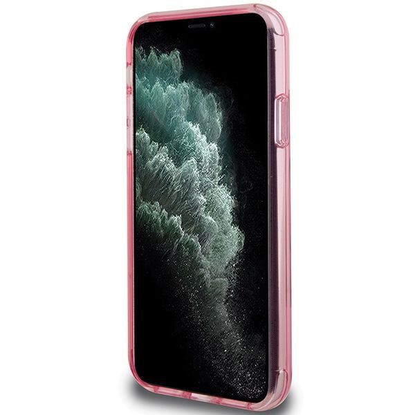 Tagakaaned Karl Lagerfeld Karl Lagerfeld Ring Stand Karl&Choupette MagSafe case for iPhone 11 / Xr - pink