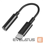 Cable Choetech  Choetech AUX003 USB-C / DC 3.5mm audio adapter - black 
