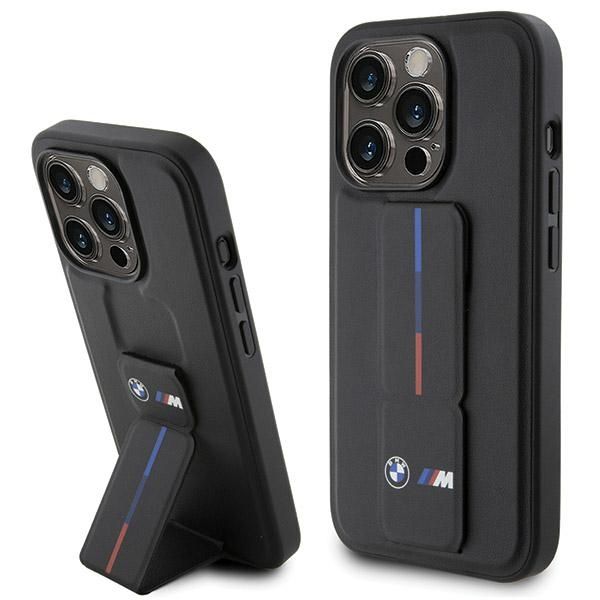 Back panel cover BMW BMW Grip Hot Stamp case for iPhone 15 Pro Max - black