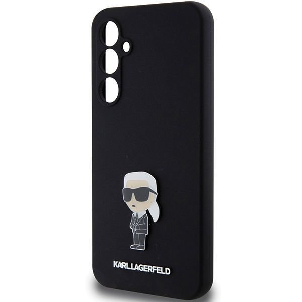 Tagakaaned Karl Lagerfeld Karl Lagerfeld Silicone Ikonik Metal Pin case for Samsung Galaxy S23 FE - black