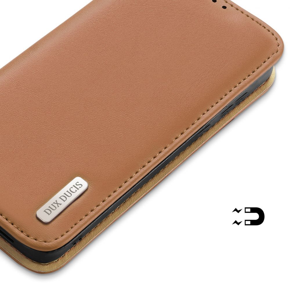 Tagakaaned Dux Ducis Dux Ducis Hivo case with flap and RFID blocker for Samsung Galaxy S24+ - brown