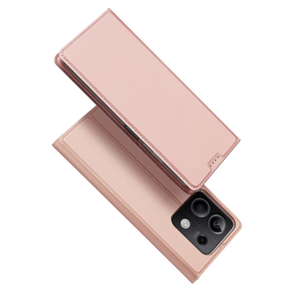 Tagakaaned Dux Ducis Dux Ducis Skin Pro case with flap and card slot for Xiaomi Redmi Note 13 5G - pink