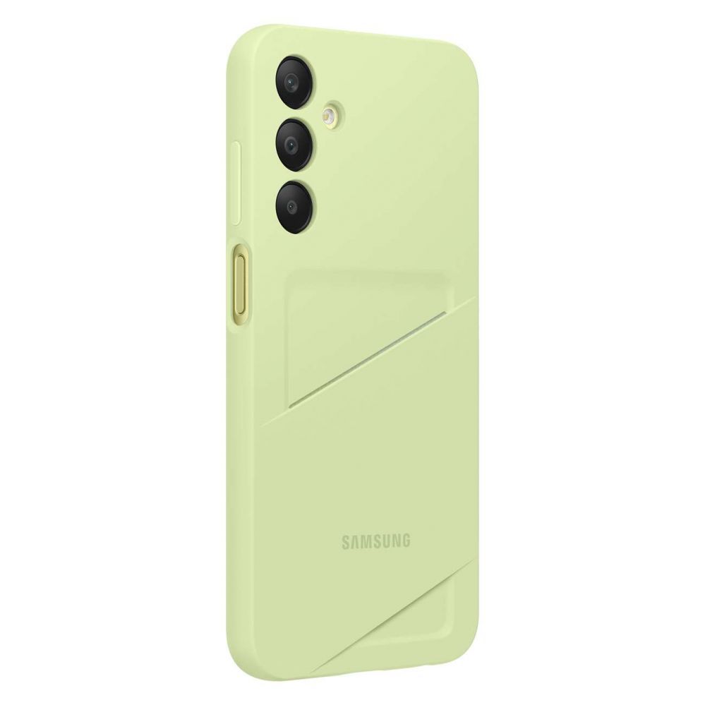 Tagakaaned Samsung Samsung Card Slot Case EF-OA156TMEGWW with card slot for Samsung Galaxy A15 / A15 5G - green