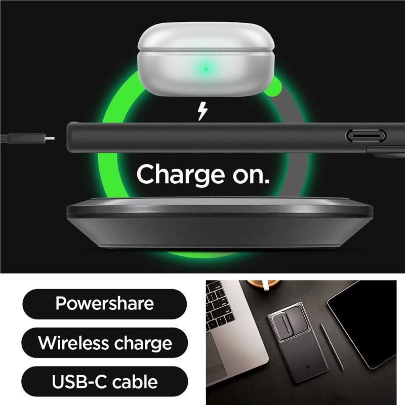 Other Phone Accessory Spigen Spigen Optik Armor Case for Samsung Galaxy S24 Ultra - Black