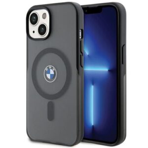 Aizmugurējais vāciņš BMW  BMW IML Signature MagSafe case for iPhone 15 Plus / 14 Plus - black 