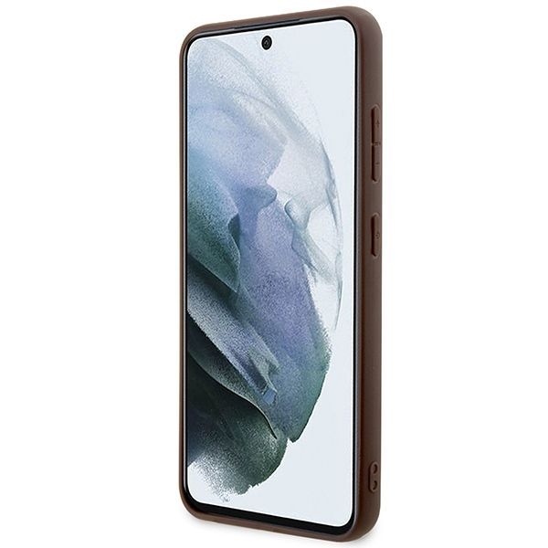 Other Phone Accessory Guess Guess 4G Big Metal Logo case for Samsung Galaxy S24+ - brown