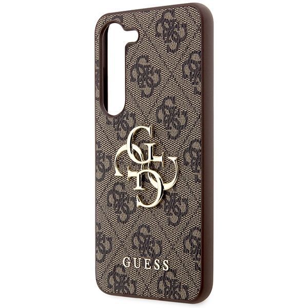 Other Phone Accessory Guess Guess 4G Big Metal Logo case for Samsung Galaxy S24+ - brown