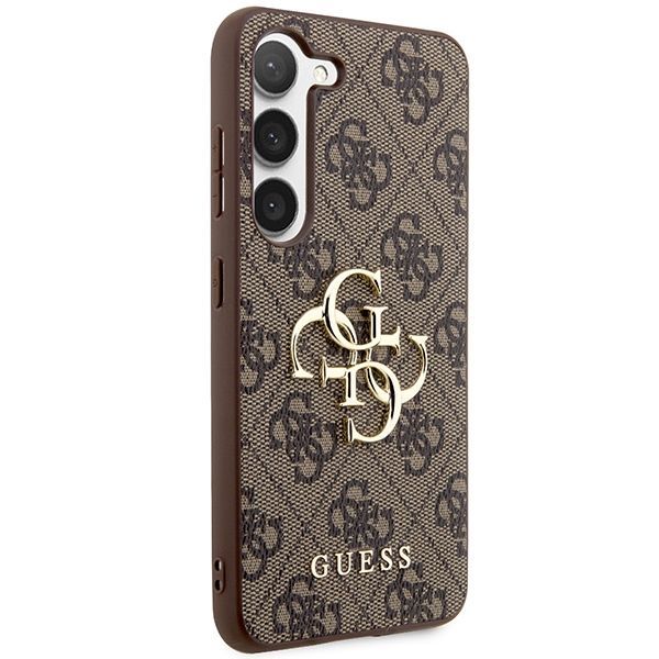Other Phone Accessory Guess Guess 4G Big Metal Logo case for Samsung Galaxy S24+ - brown