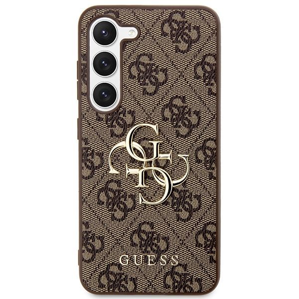 Other Phone Accessory Guess Guess 4G Big Metal Logo case for Samsung Galaxy S24+ - brown