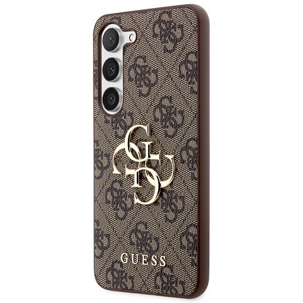 Other Phone Accessory Guess Guess 4G Big Metal Logo case for Samsung Galaxy S24+ - brown