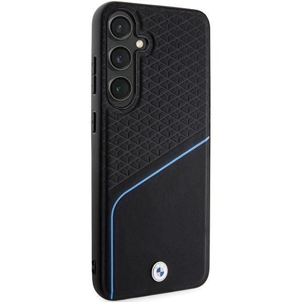 Other Phone Accessory BMW BMW BMHMS24M23RDCLK S24+ S926 black/black hardcase Signature Leather Textured & Line MagSafe