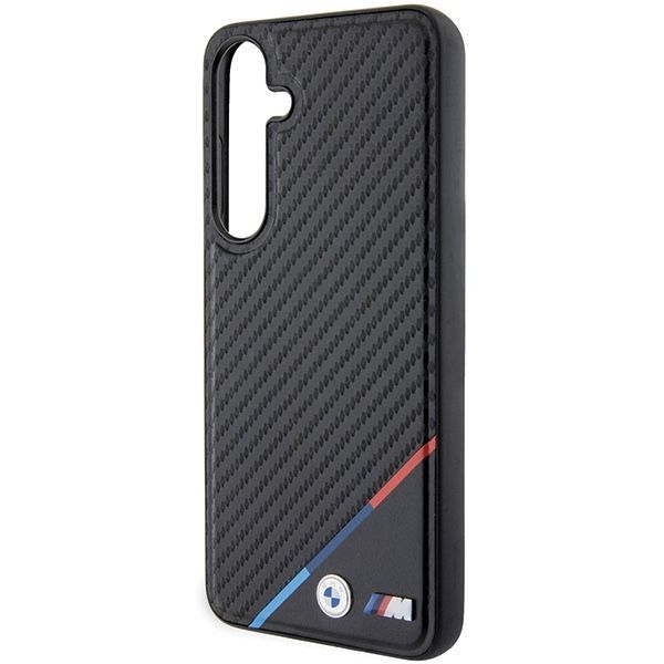 Muu telefoni lisavarustus BMW BMW BMHMS24S23PUDTK S24 S921 black/black hardcase Carbon Tricolor Line MagSafe