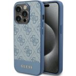Back panel cover Guess  Guess 4G Stripe Collection case for iPhone 15 Pro - blue
