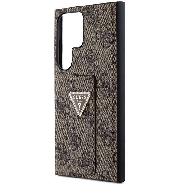Other Phone Accessory Guess Guess GUHCS24LPGS4TDW S24 Ultra S928 brown/brown hardcase Grip Stand 4G Triangle Strass