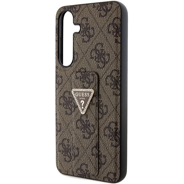 Other Phone Accessory Guess Guess GUHCS24SPGS4TDW S24 S921 brown/brown hardcase Grip Stand 4G Triangle Strass