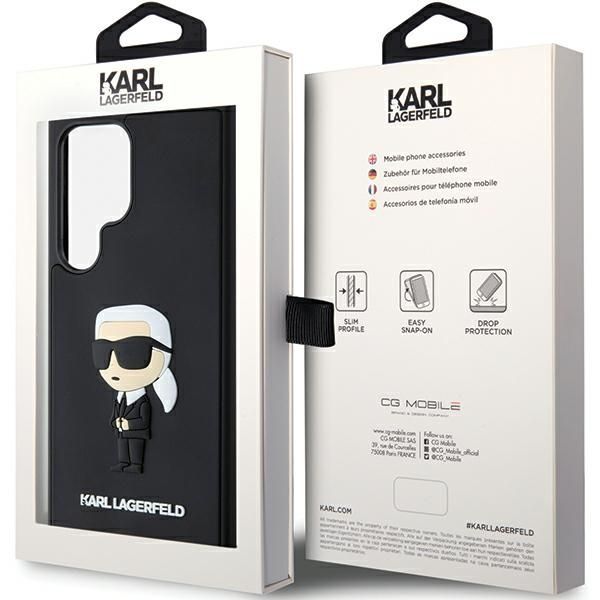 Other Phone Accessory Karl Lagerfeld Karl Lagerfeld 3D Rubber Ikonik Case for Samsung Galaxy S24 Ultra - Black