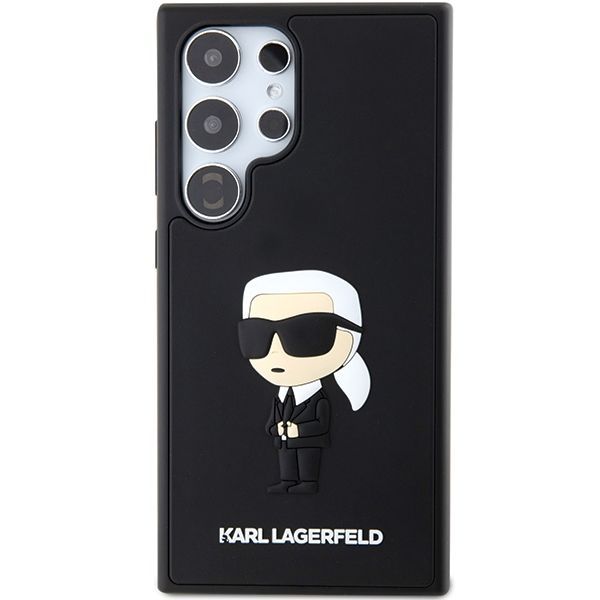 Other Phone Accessory Karl Lagerfeld Karl Lagerfeld 3D Rubber Ikonik Case for Samsung Galaxy S24 Ultra - Black